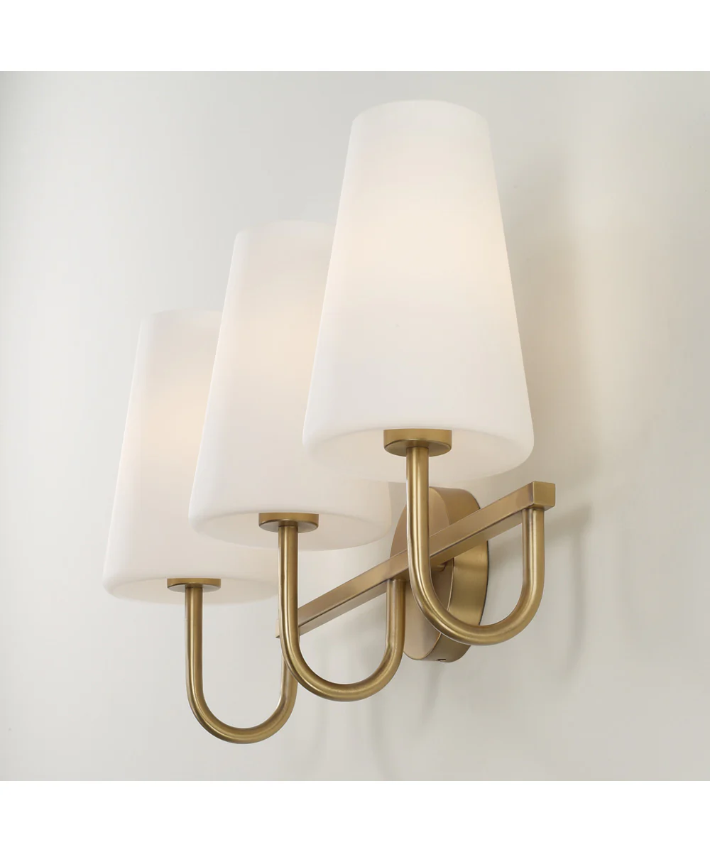 Averitt 3-Light Vanity Aged Brass - Image 5