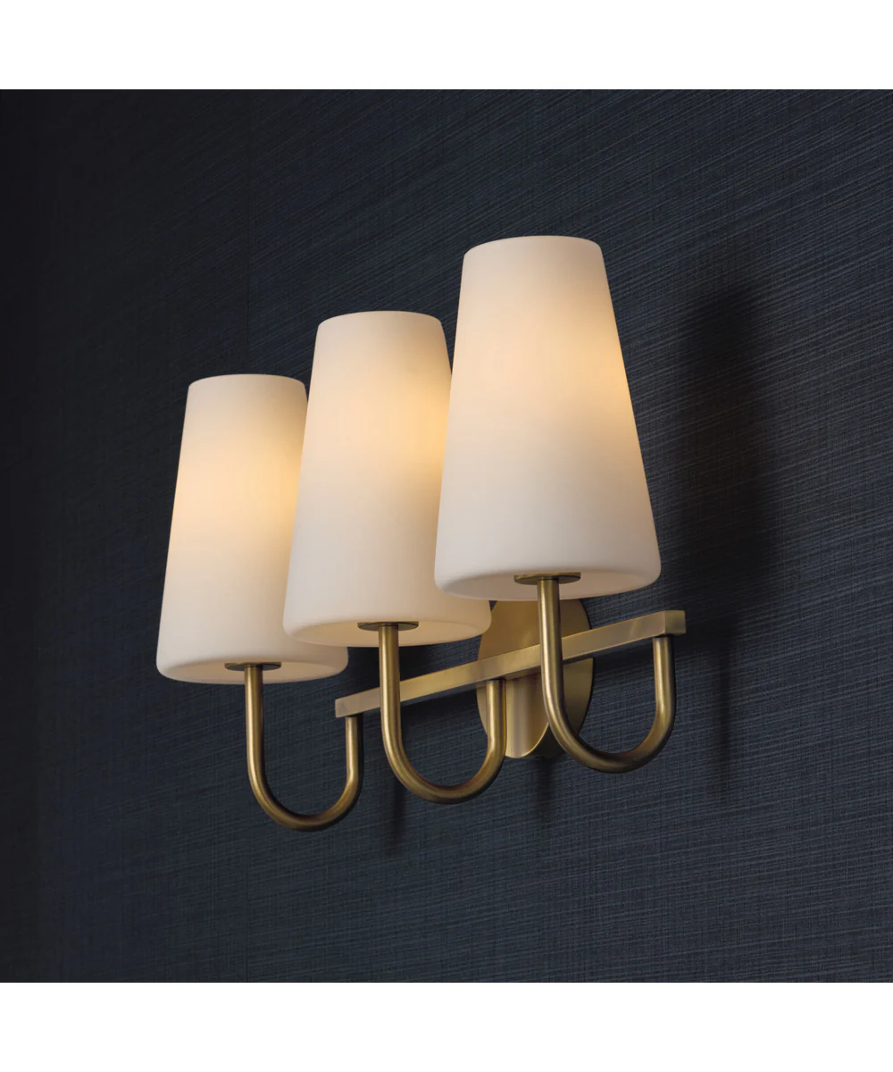 Averitt 3-Light Vanity Aged Brass - Image 6
