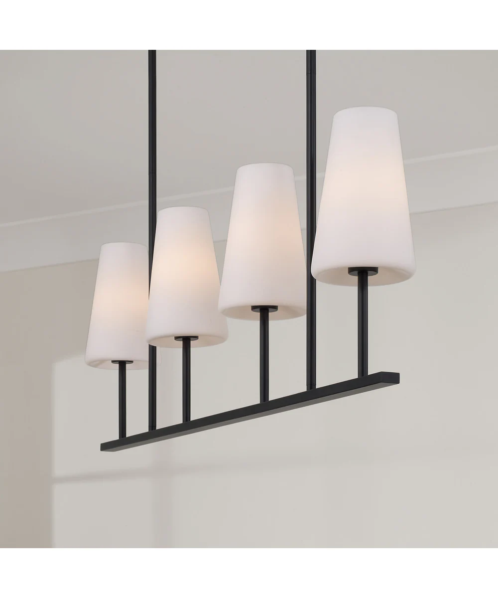 Averitt 4-Light Island Matte Black - Image 2
