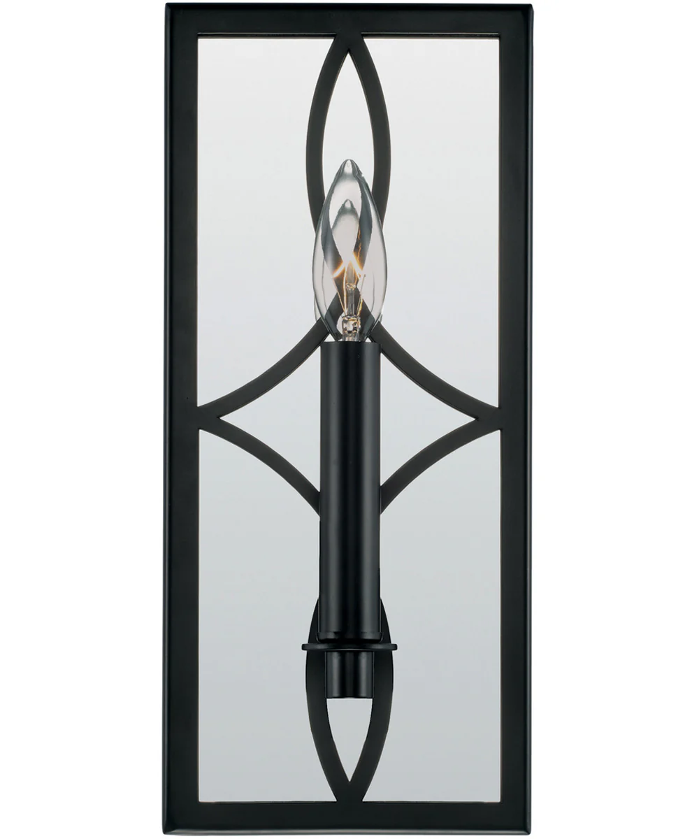 Avery 1-Light Sconce Matte Black - Image 4