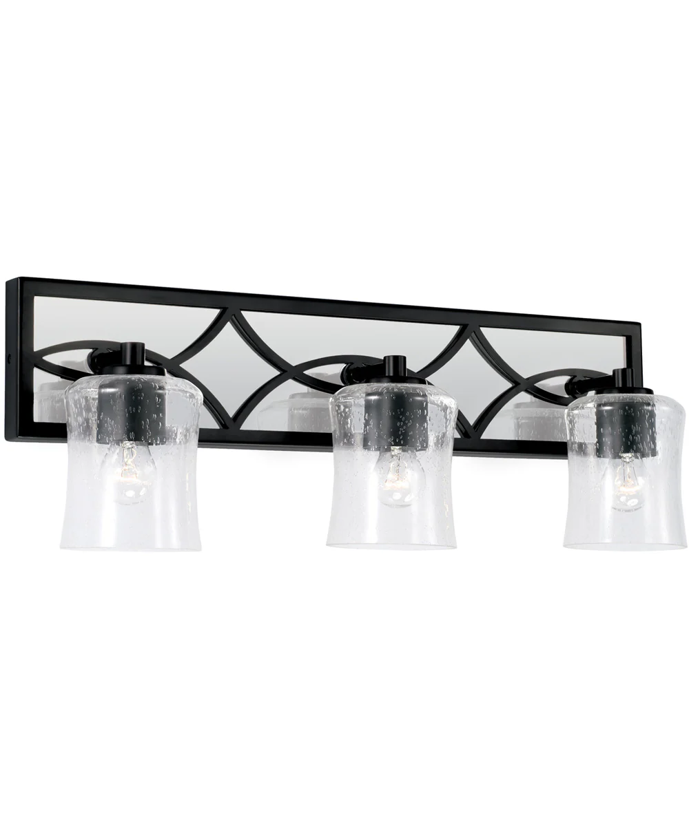 Avery 3-Light Vanity Matte Black