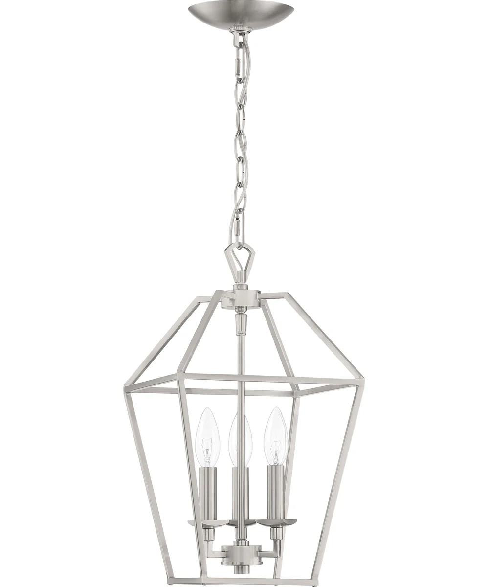 Aviary 3-light Pendant Brushed Nickel - Image 3