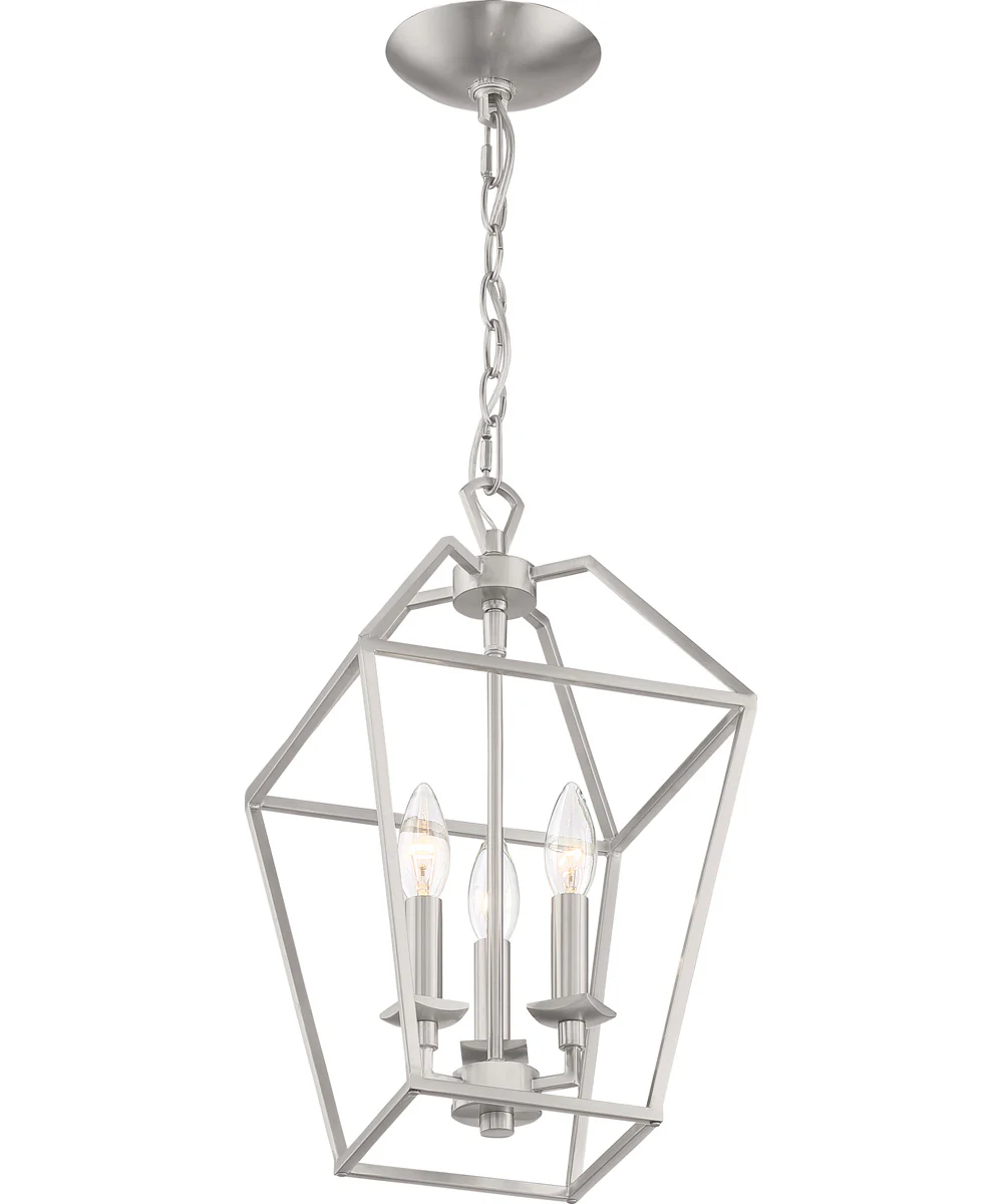 Aviary 3-light Pendant Brushed Nickel - Image 4
