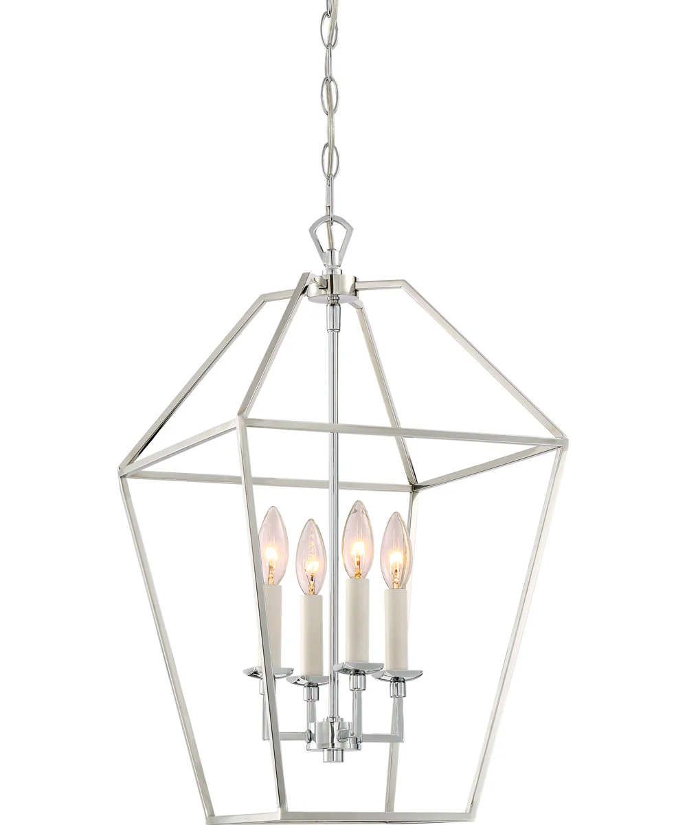 Aviary 4-light Pendant Polished Nickel - Image 2