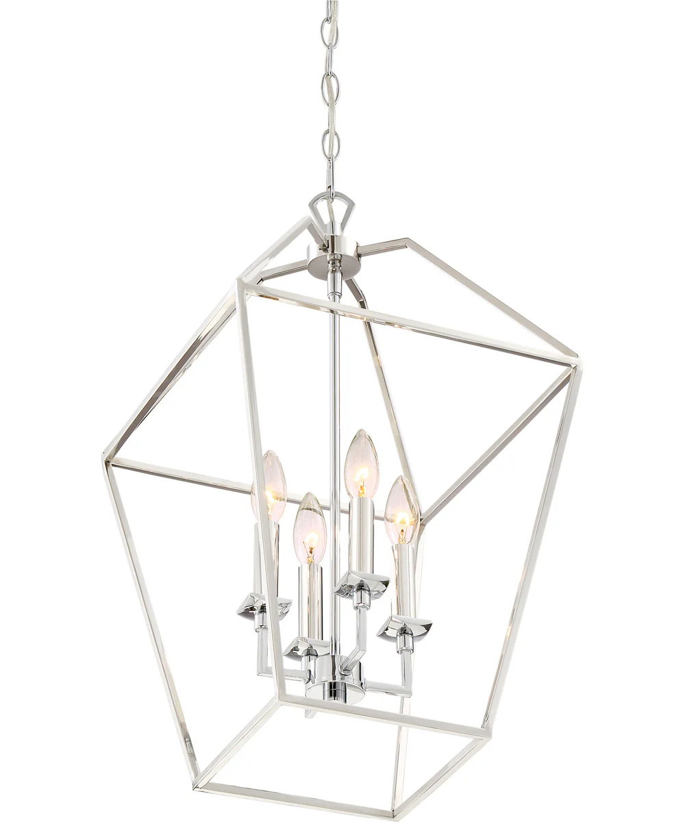 Aviary 4-light Pendant Polished Nickel - Image 5