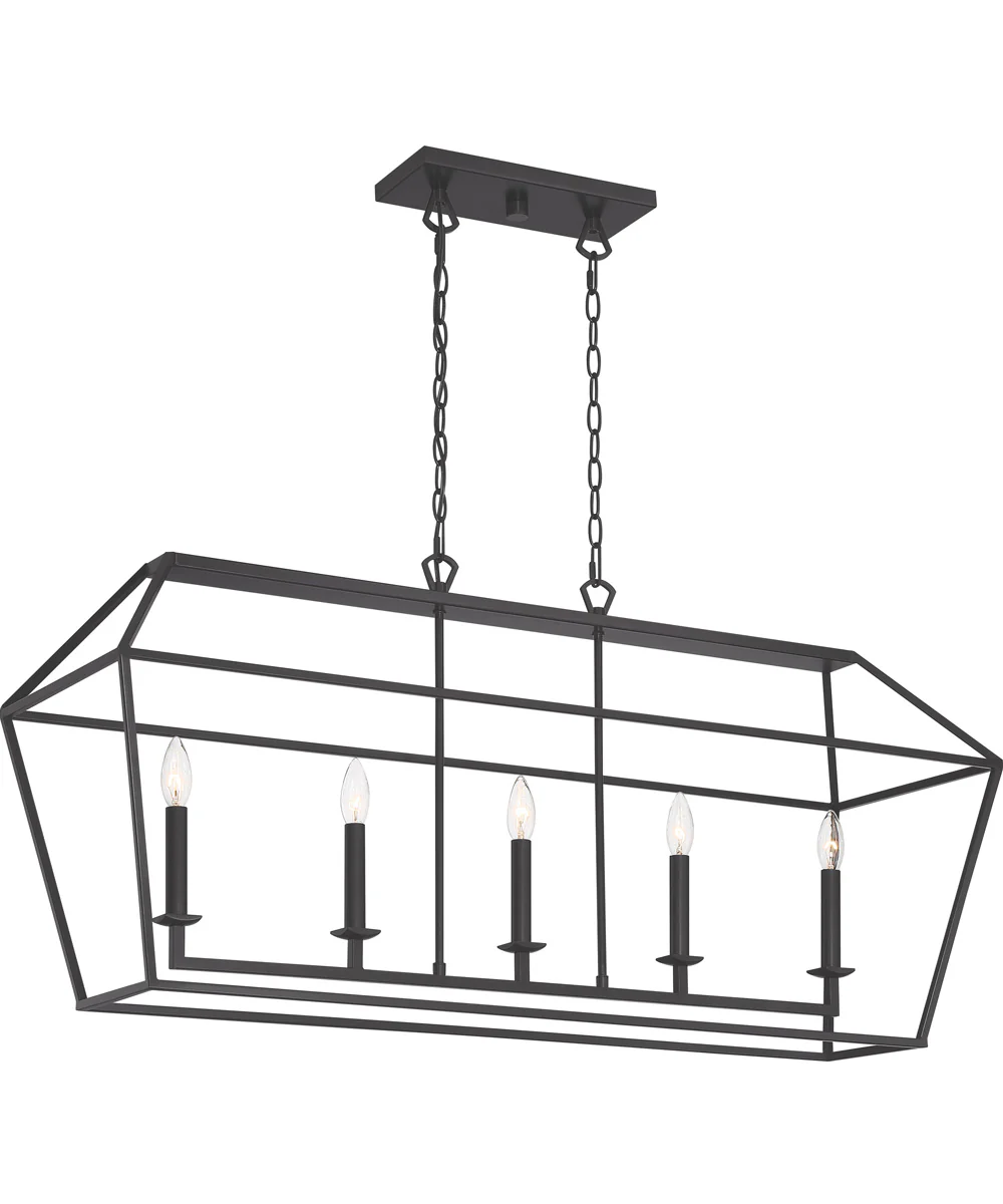 Aviary 5-light Island Light Palladian Bronze - Image 2