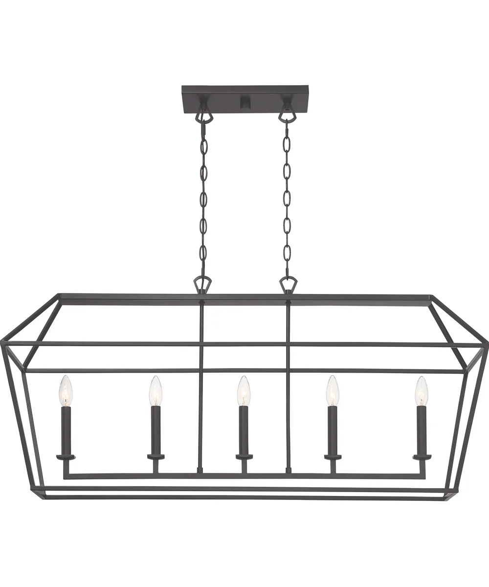 Aviary 5-light Island Light Palladian Bronze - Image 4