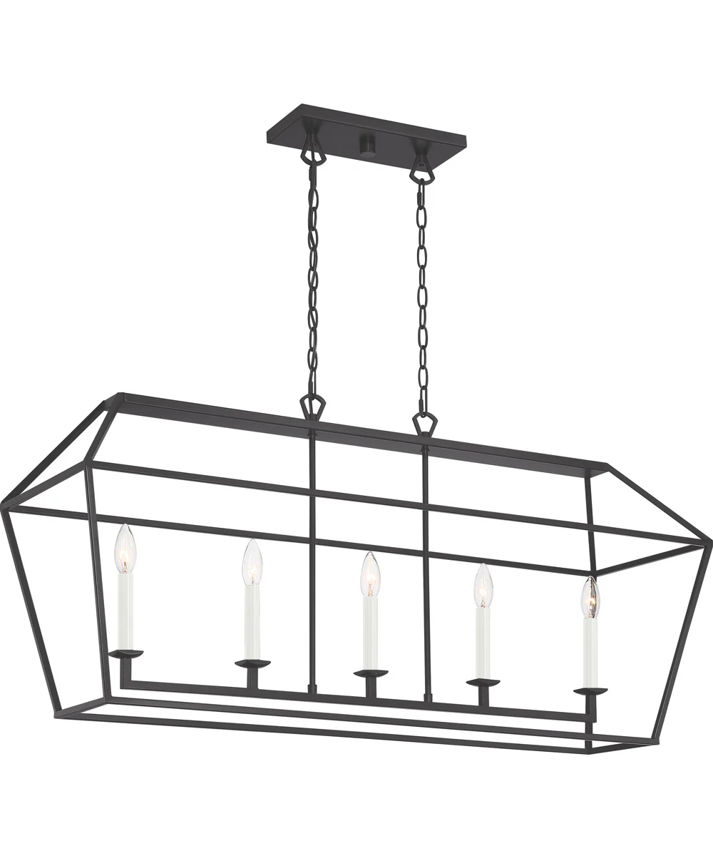 Aviary 5-light Island Light Palladian Bronze - Image 6
