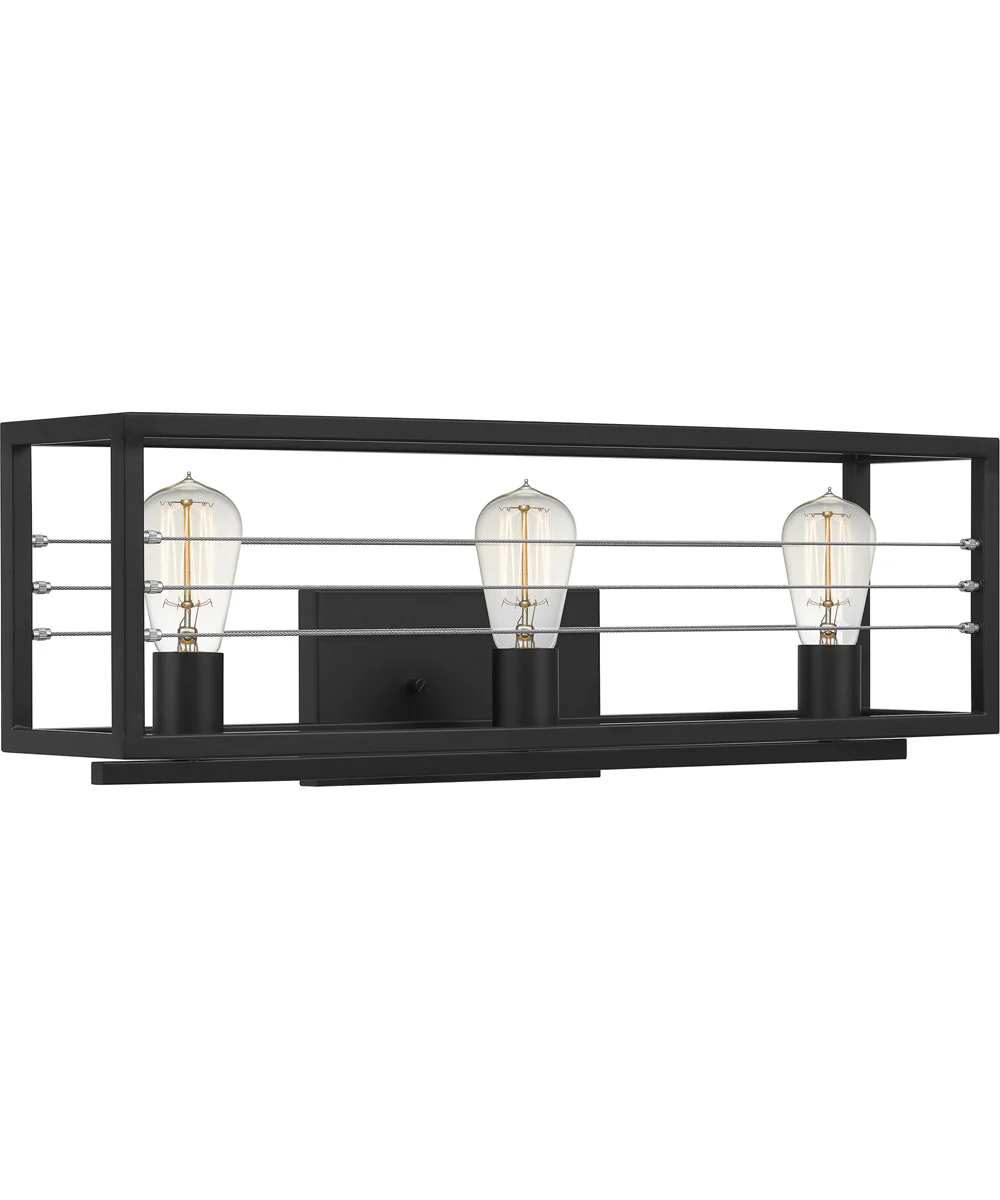 Awendaw Large 3-light Bath Light Matte Black - Image 4