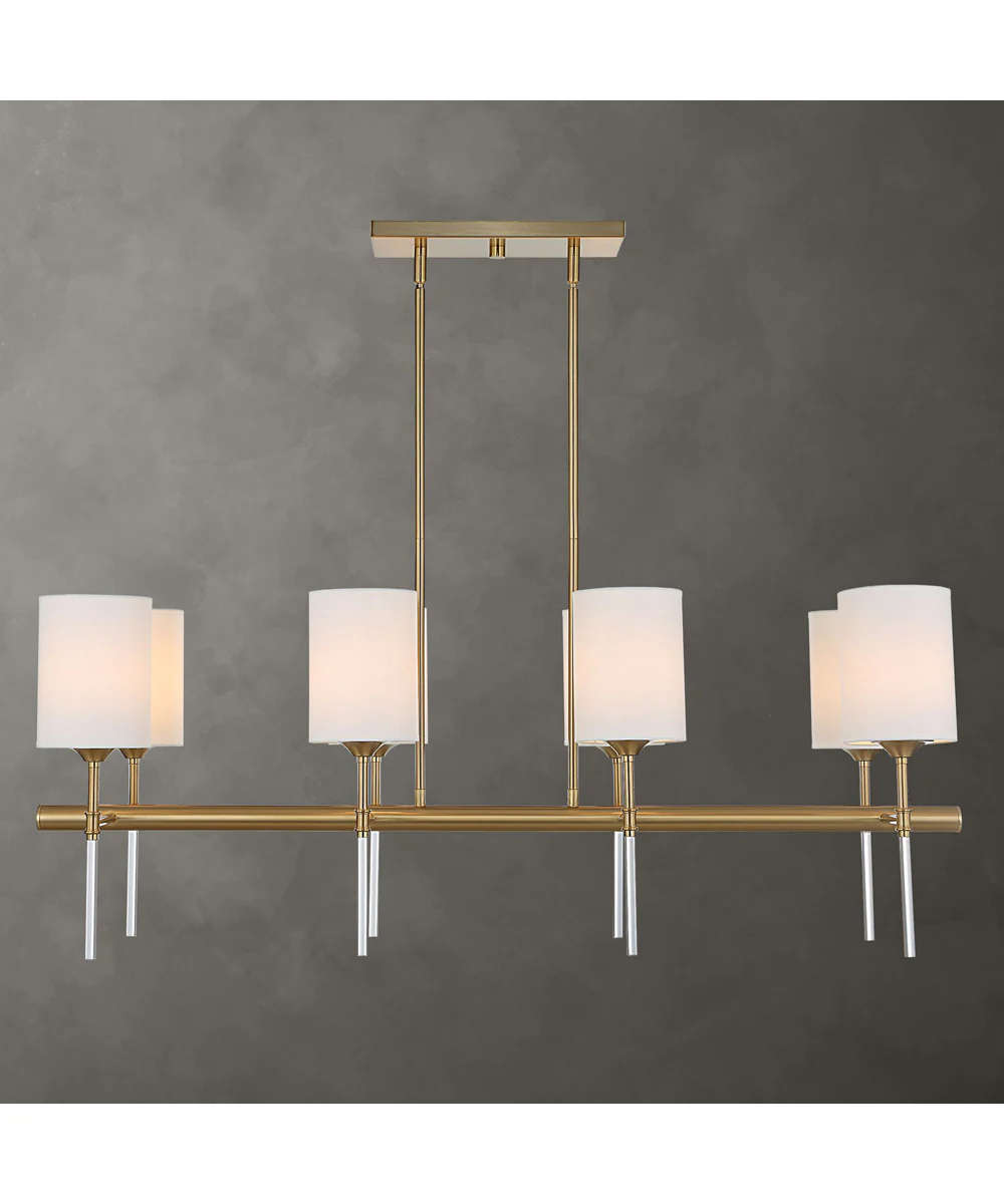 Awyr 8 Light Linear Chandelier - Image 2