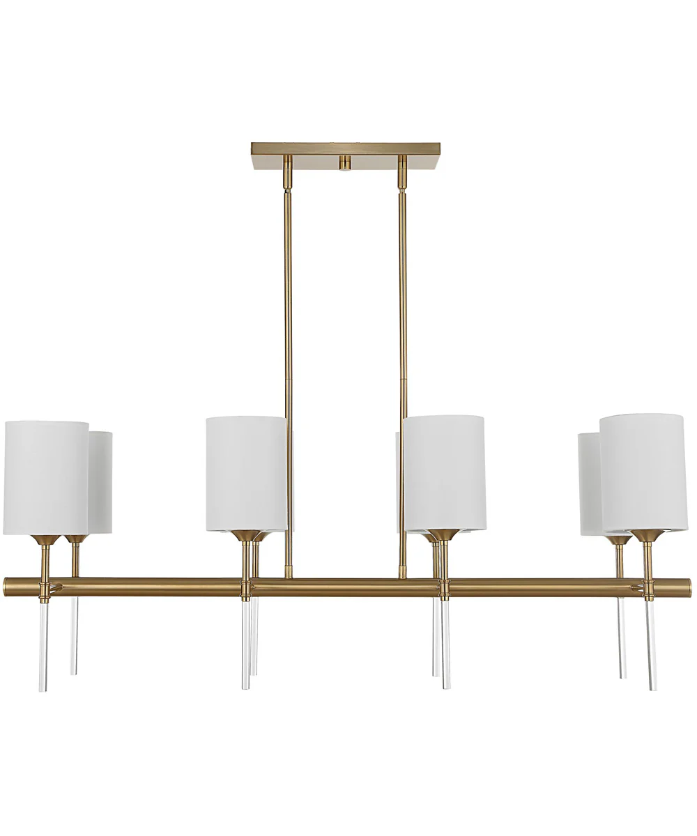 Awyr 8 Light Linear Chandelier - Image 3