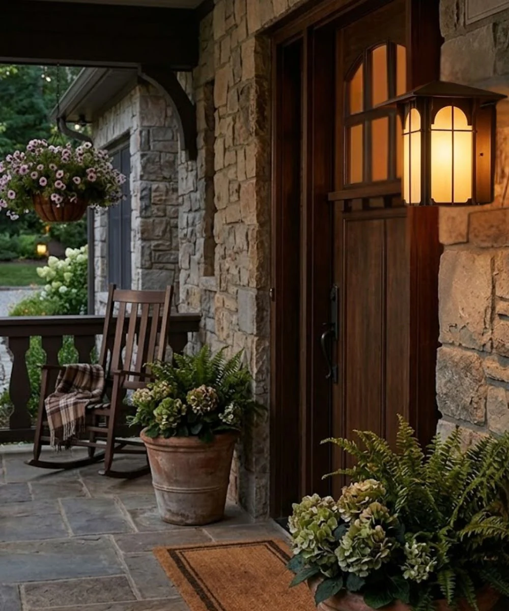 Aztec 14"H 1-Light Olde Brick Bronze Finish with Amber Honey Opal Glass Shade Outdoor Wall Lantern - Image 4
