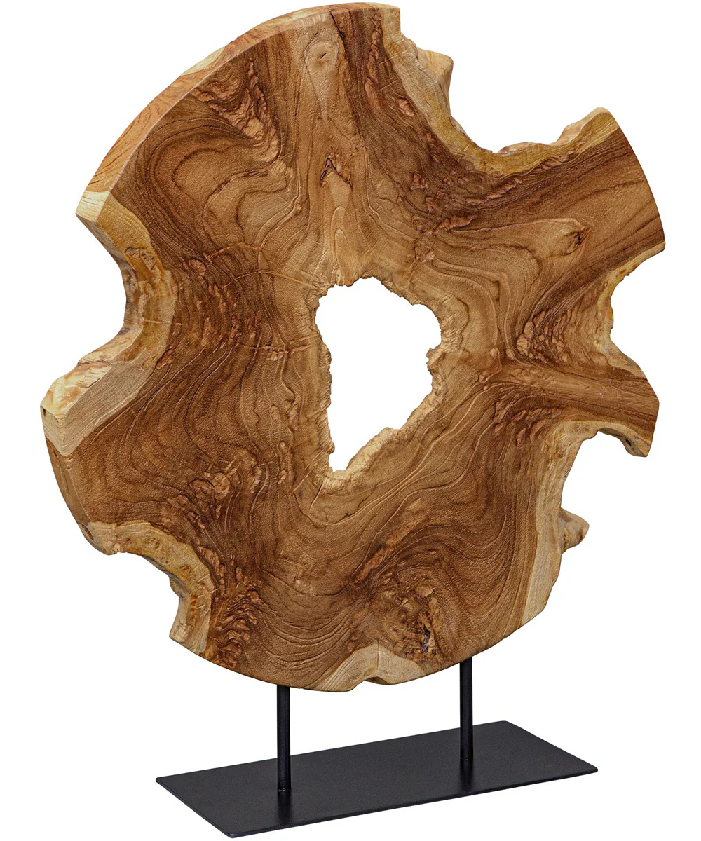 Bahati Wood Natural Sculpture - Image 4