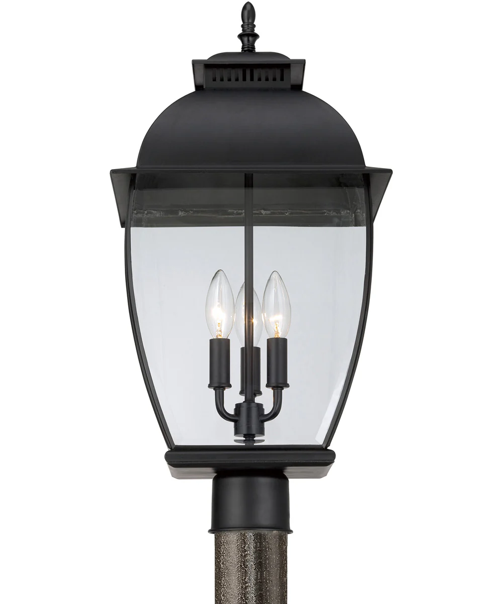 Bain Large 3-light Outdoor Post Light Mystic Black - Image 6