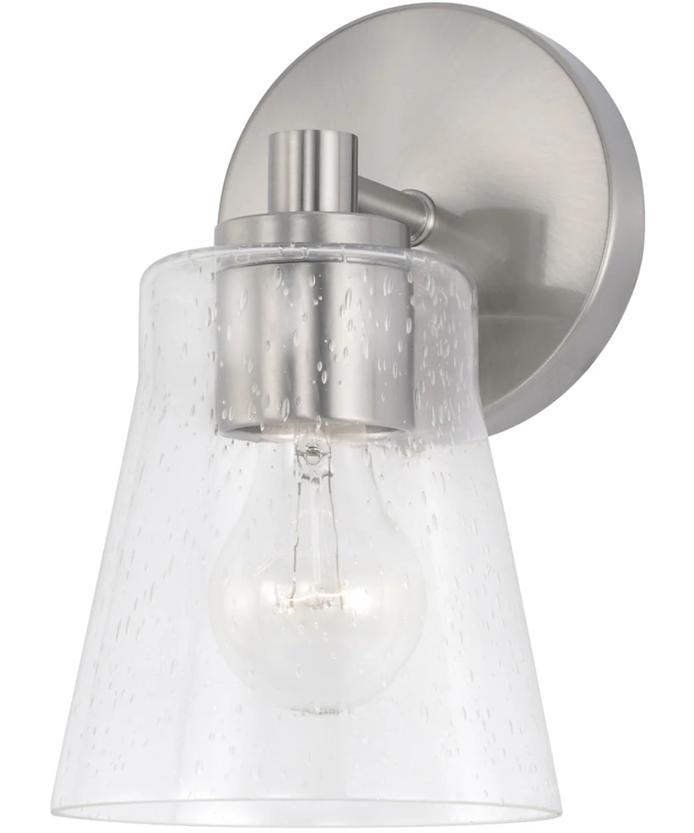 Baker 1-Light Sconce Brushed Nickel
