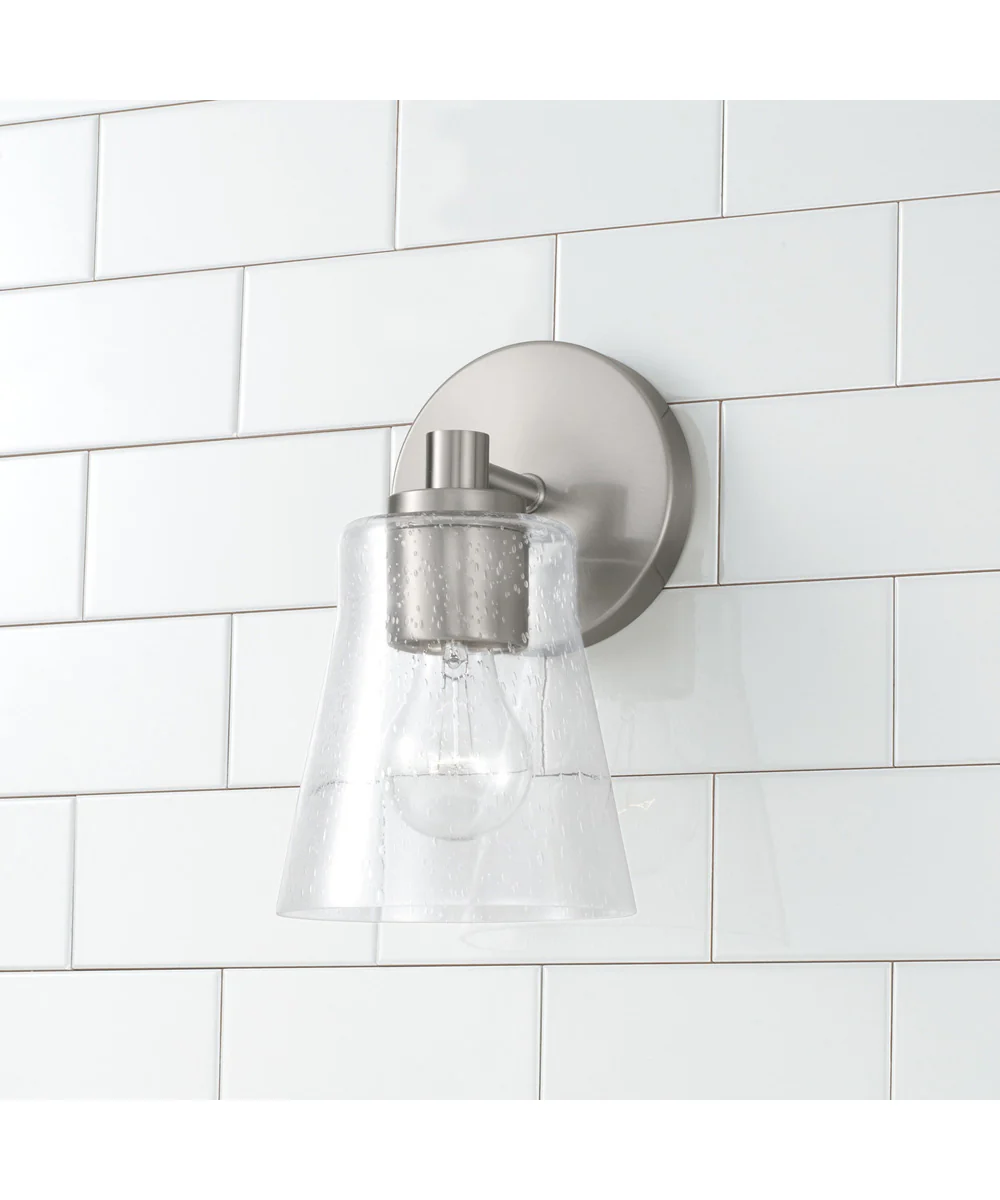 Baker 1-Light Sconce Brushed Nickel - Image 2