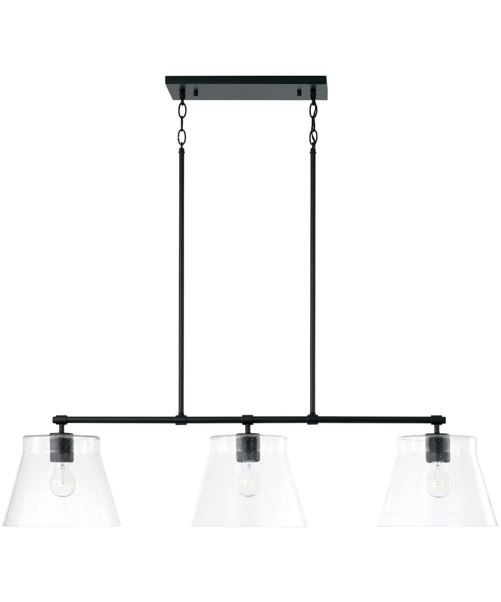 Baker 3-Light Island Matte Black