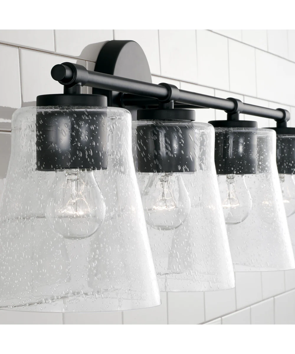 Baker 4-Light Vanity Matte Black - Image 3
