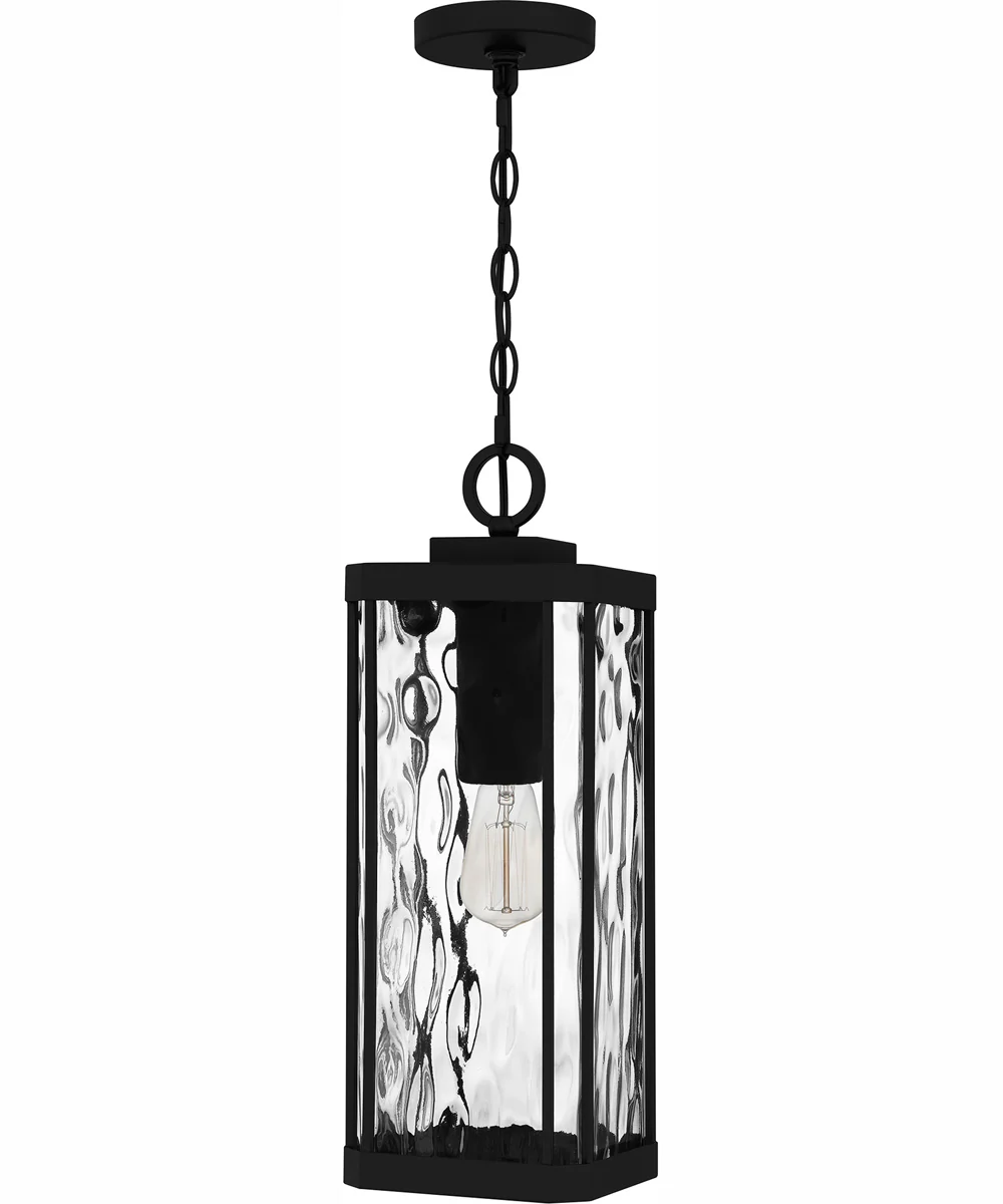 Balchier Large 1-light Outdoor Pendant Light Matte Black - Image 3