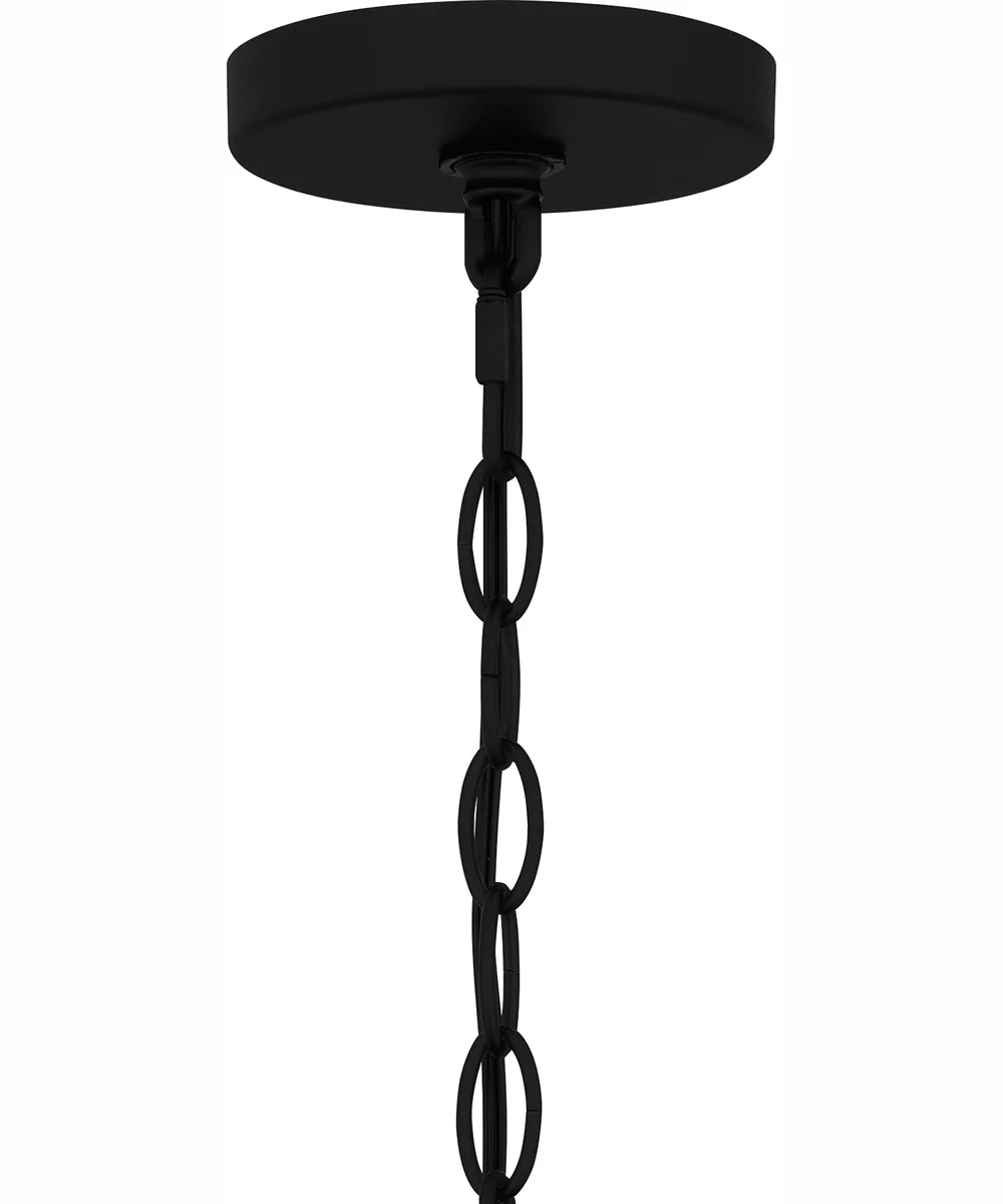 Balchier Large 1-light Outdoor Pendant Light Matte Black - Image 7