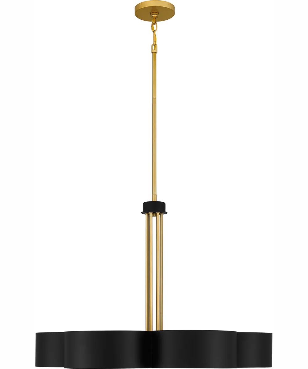 Balsam 6-light Chandelier Matte Black - Image 4