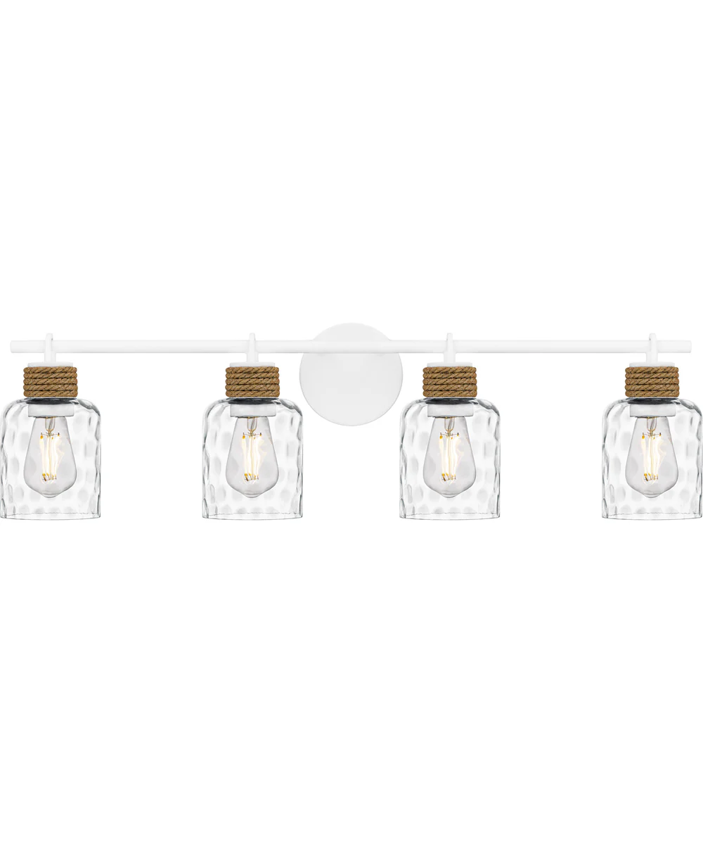 Baltic Large 4-light Bath Light Matte White