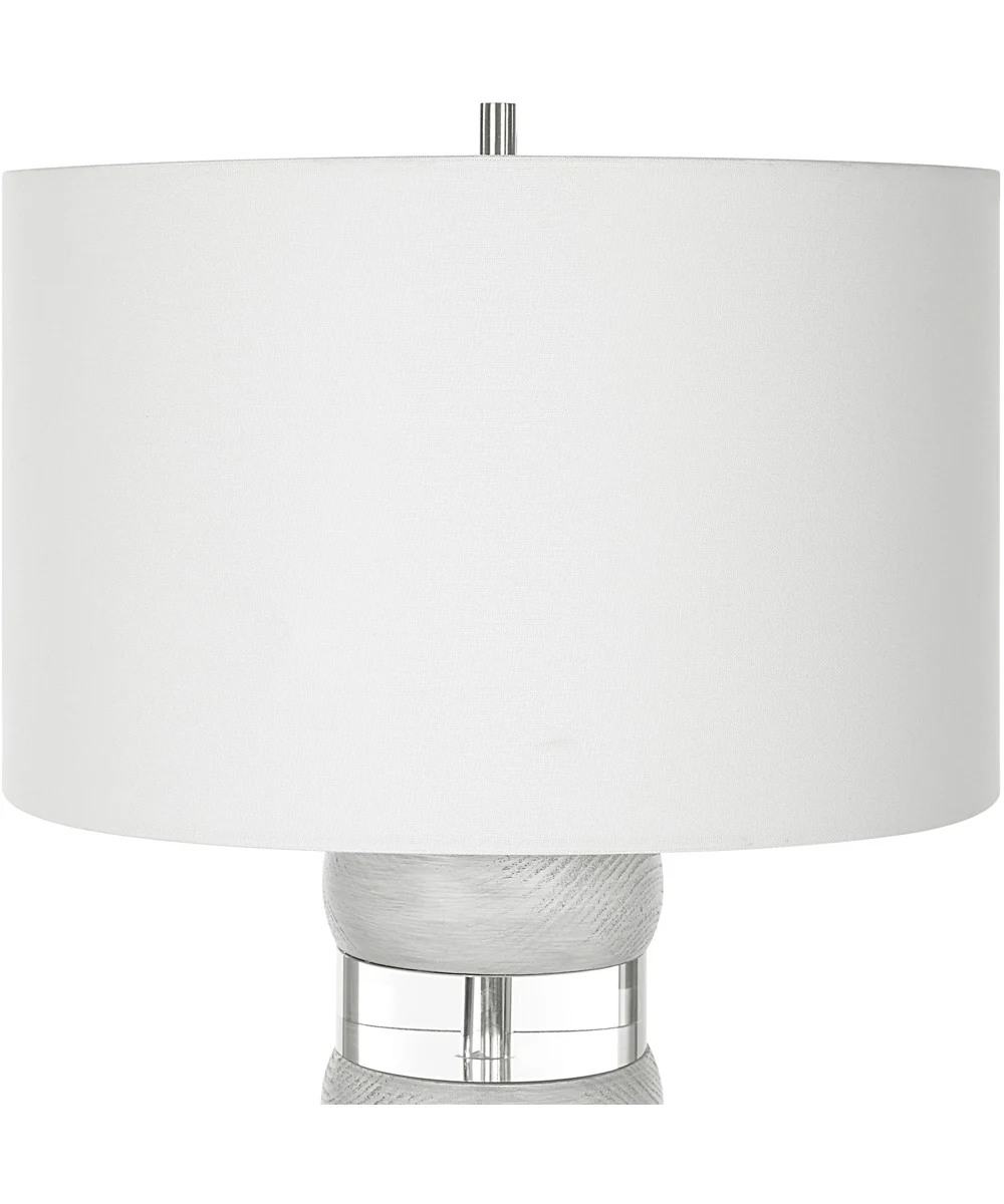 Band Together Crystal & Wood Table Lamp - Image 5