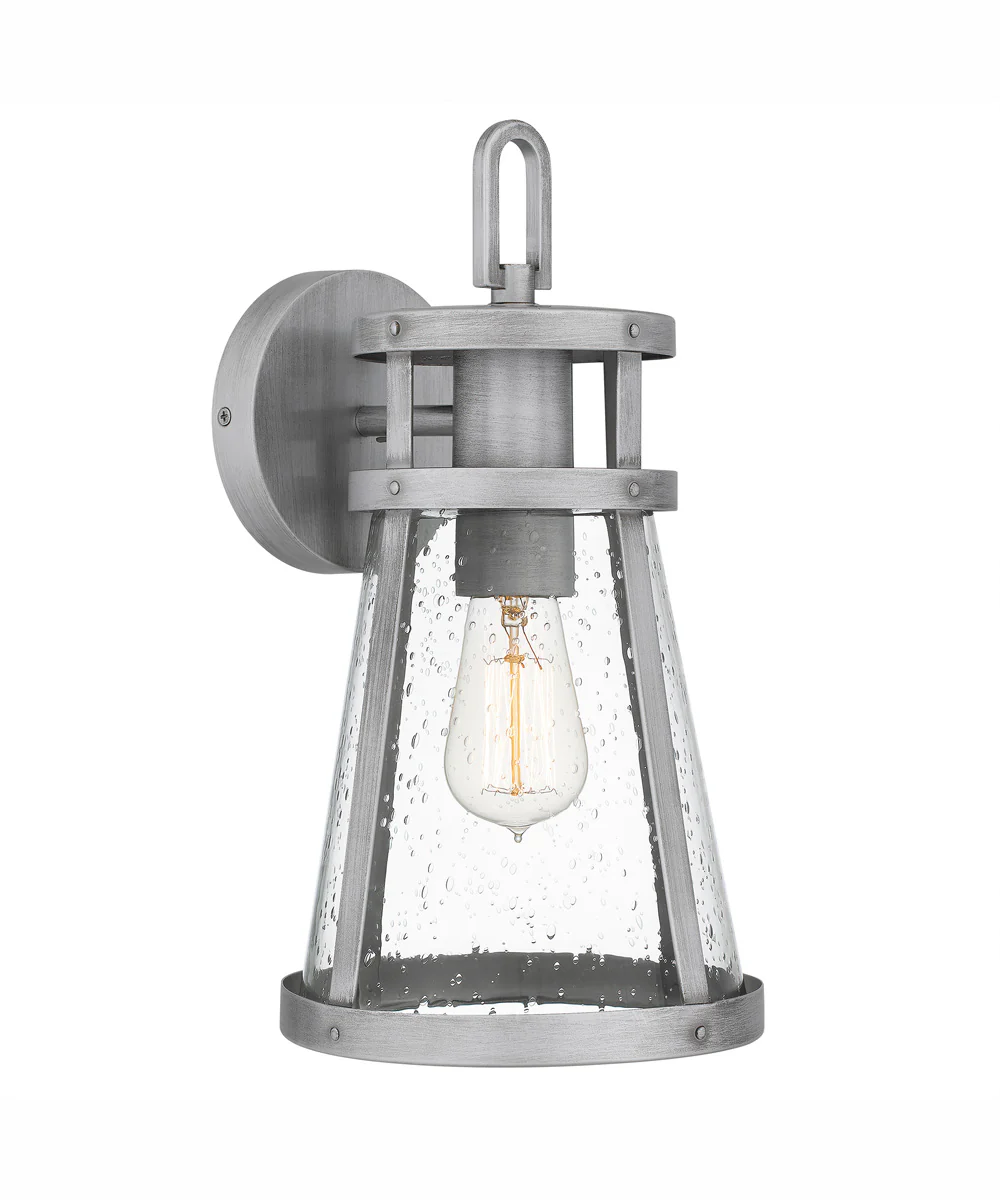 Barber Medium 1-light Outdoor Wall Light Coastal Armour Aluminum Antique Brushed Aluminum - Image 2