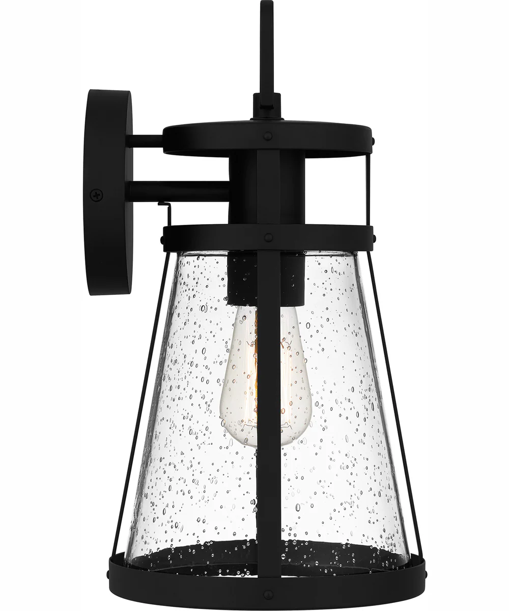 Barber Medium 1-light Outdoor Wall Light Coastal Armour Aluminum Matte Black - Image 5