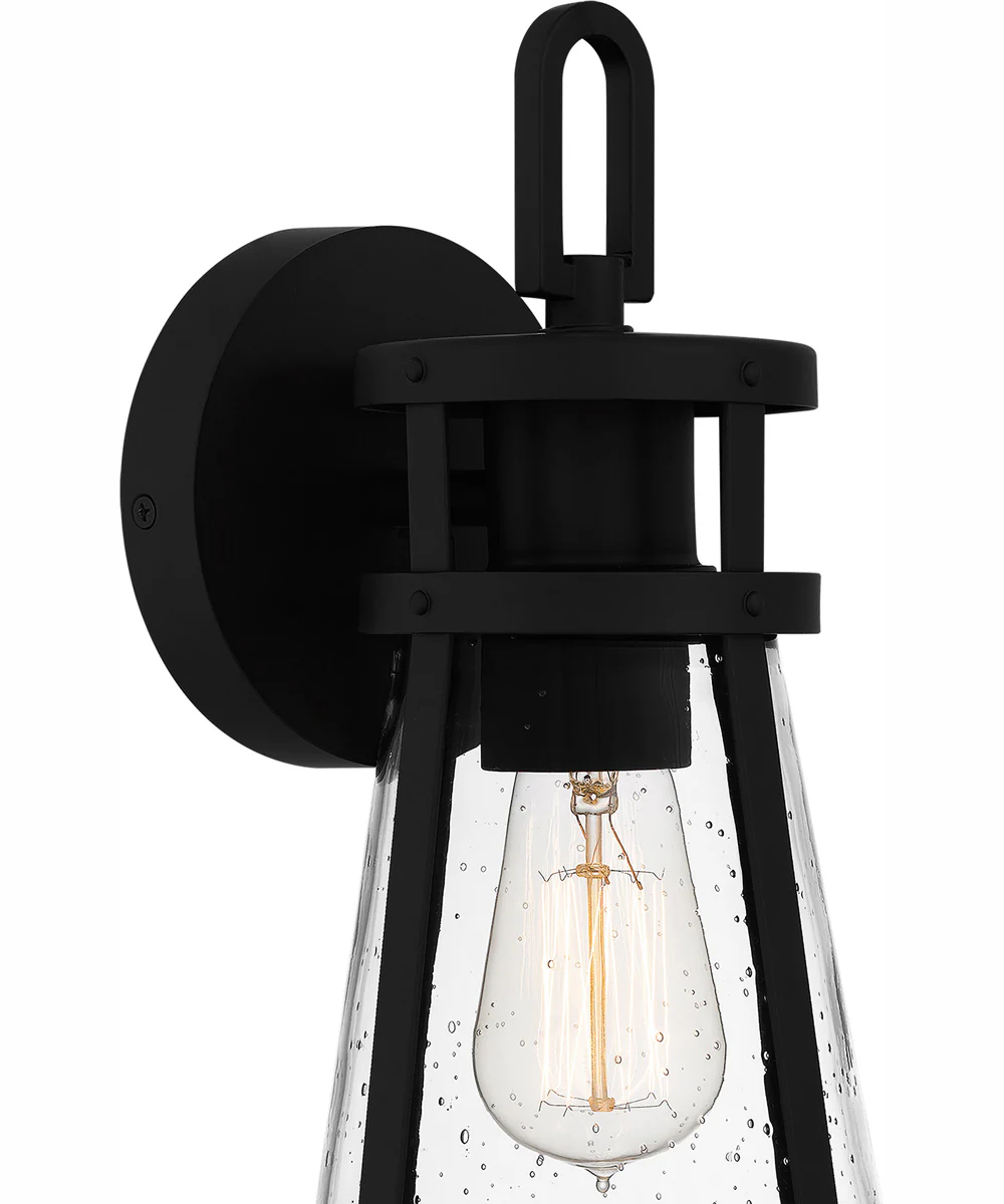 Barber Small 1-light Outdoor Wall Light Coastal Armour Aluminum Matte Black - Image 6