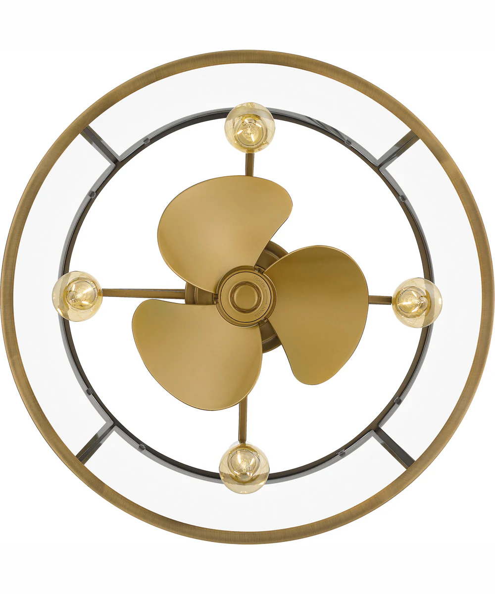 Barlow 4-light Fandelier Weathered Brass - Image 6