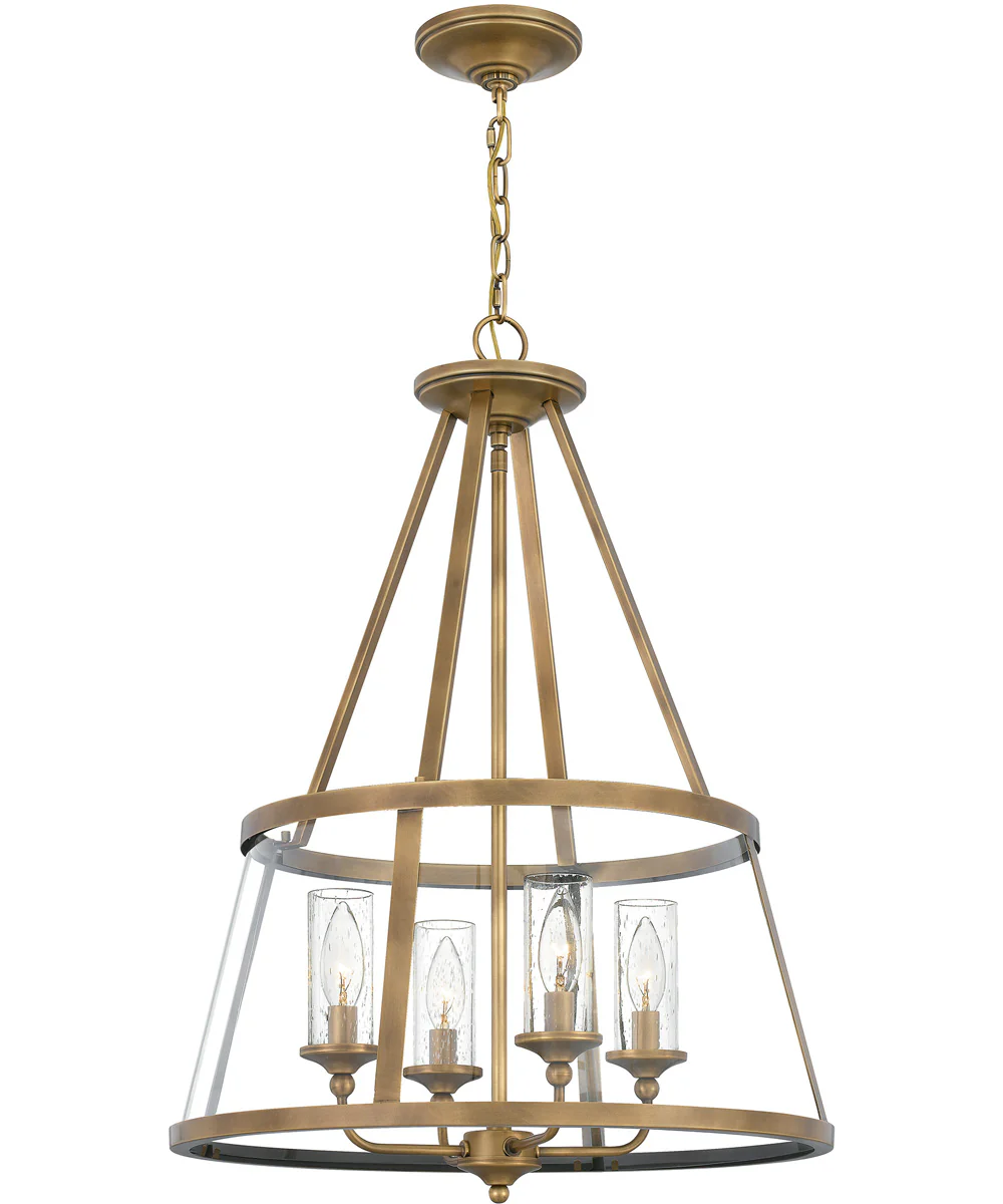 Barlow 4-light Pendant Weathered Brass - Image 2