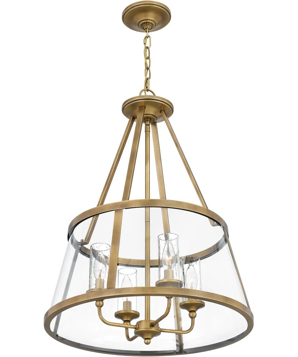 Barlow 4-light Pendant Weathered Brass - Image 5
