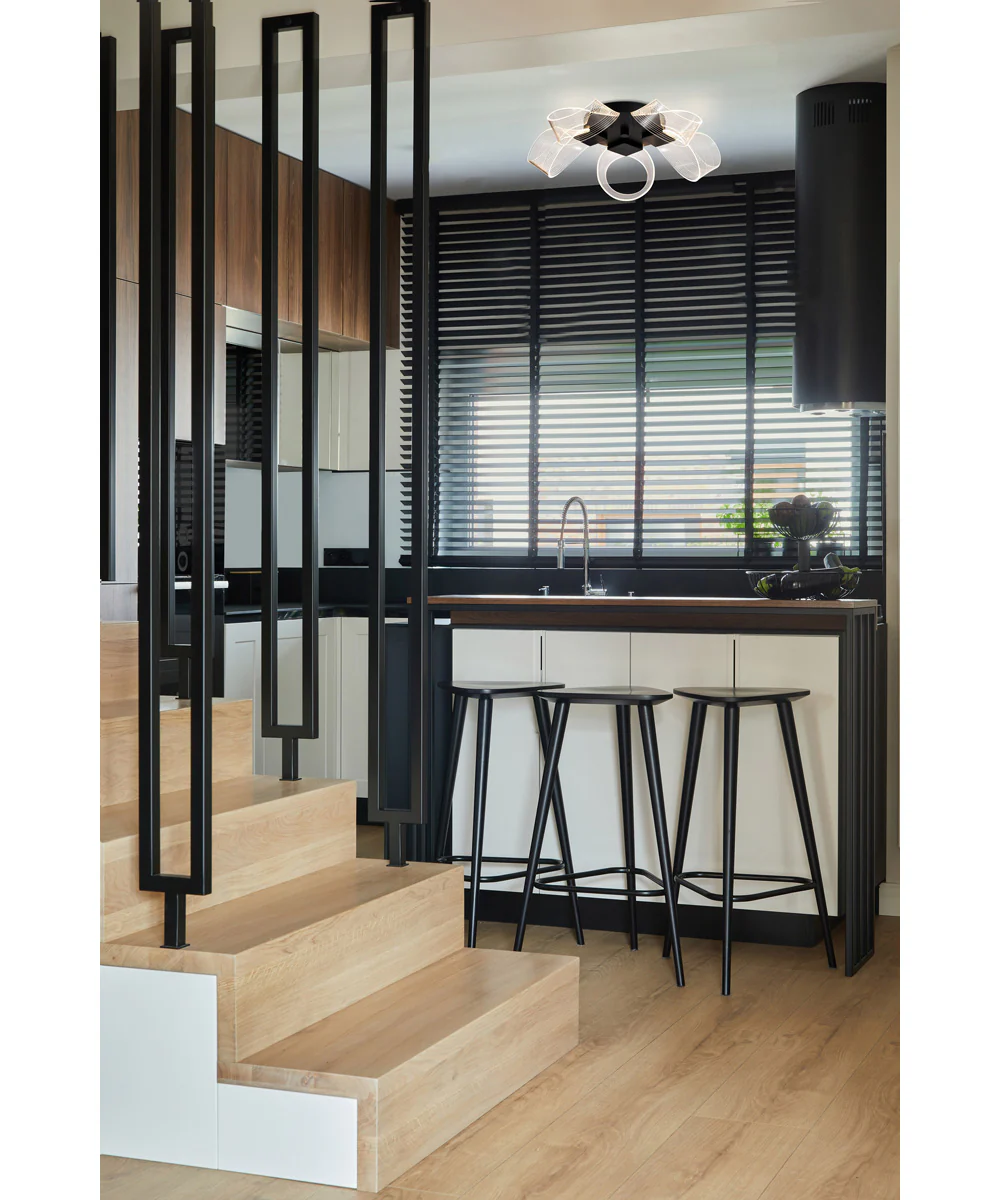 Barnett  Close-to-Ceiling Matte Black - Image 2
