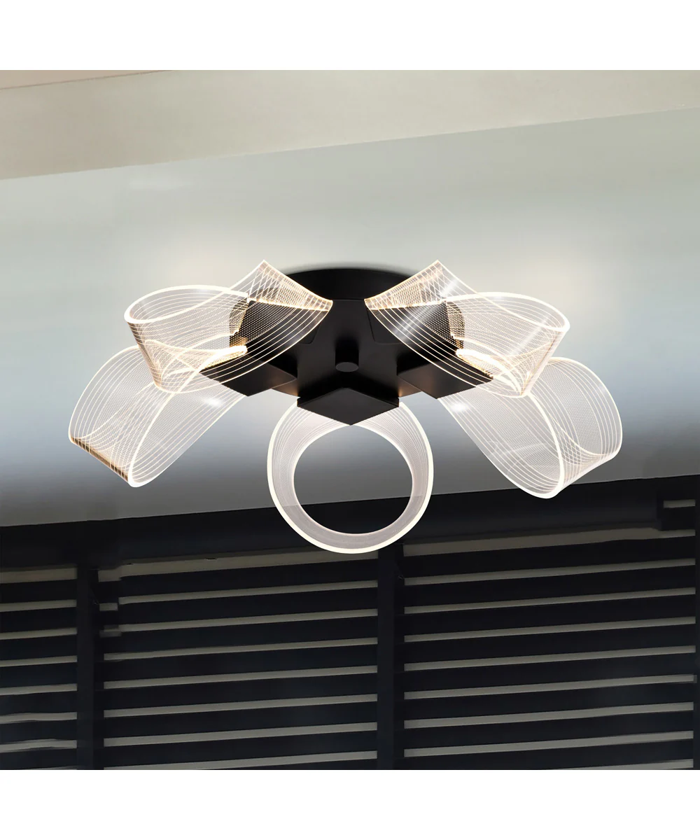 Barnett  Close-to-Ceiling Matte Black - Image 3