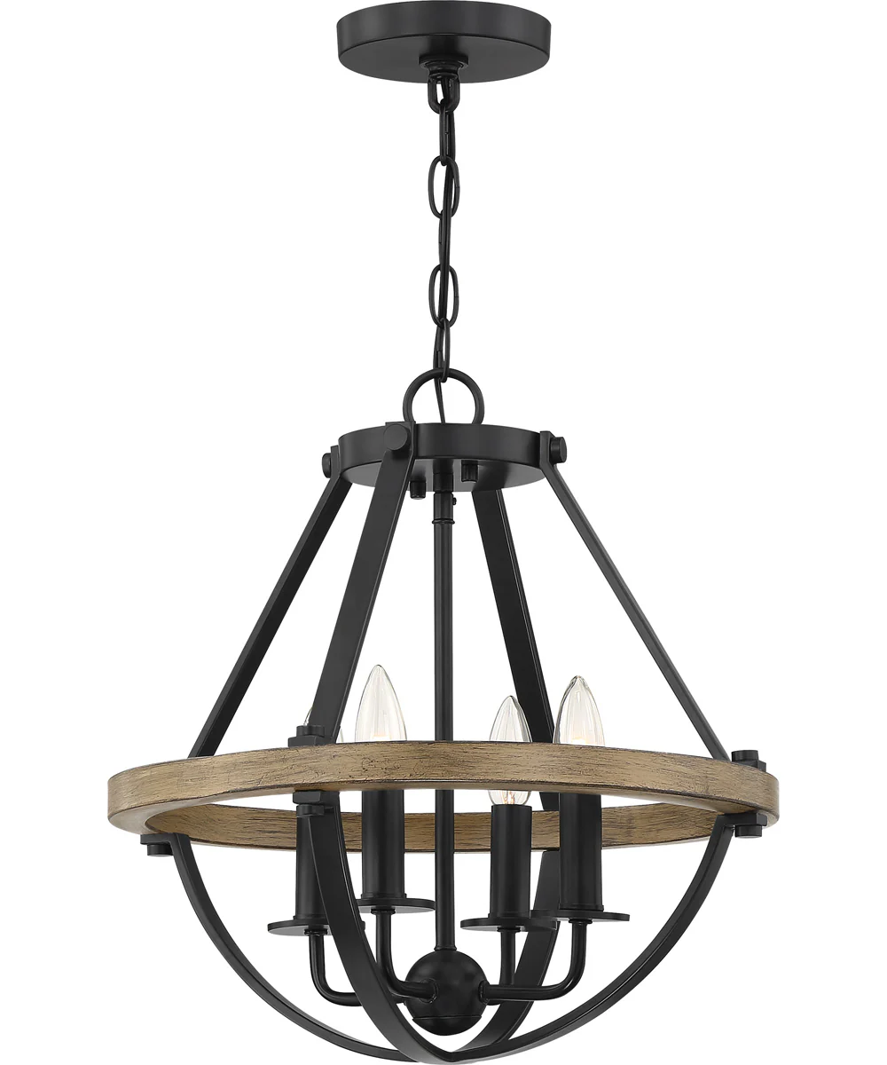 Bartlett 4-light Pendant Earth Black - Image 2