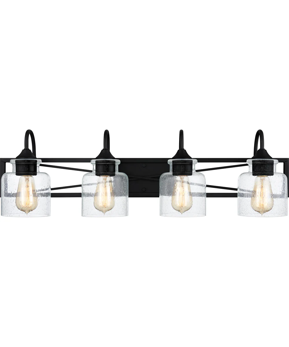 Bartley Extra Large 4-light Bath Light Matte Black