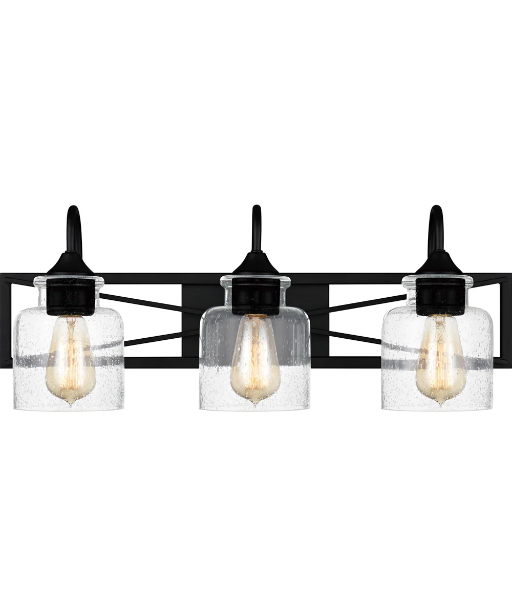 Bartley Large 3-light Bath Light Matte Black - Image 2