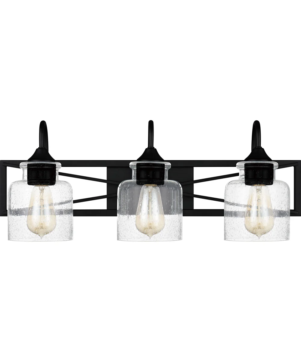 Bartley Large 3-light Bath Light Matte Black - Image 3