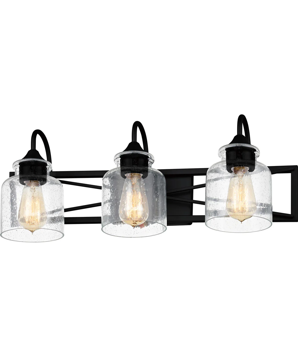 Bartley Large 3-light Bath Light Matte Black - Image 4