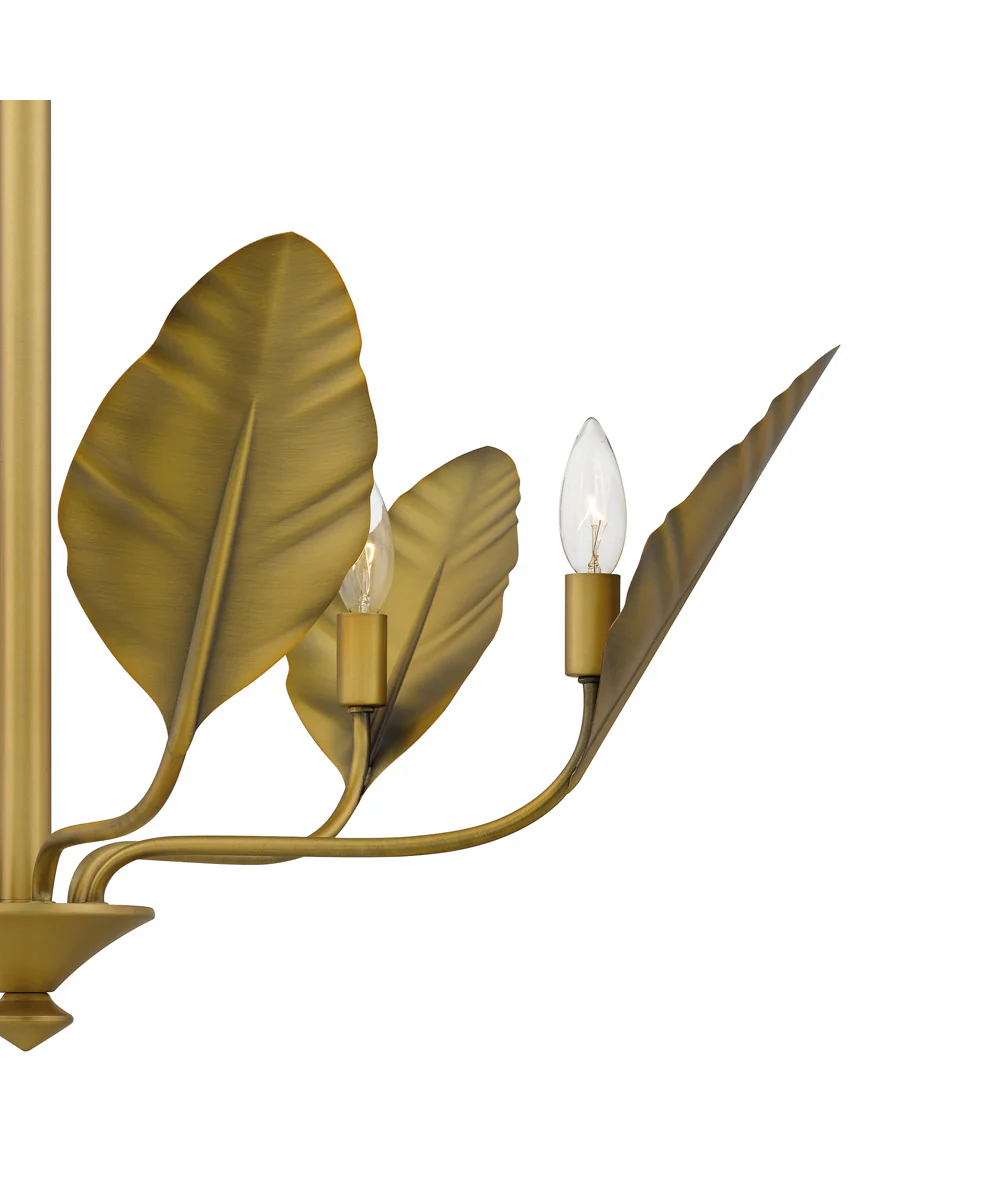 Bayley 6-light Chandelier Aged Brass - Image 5