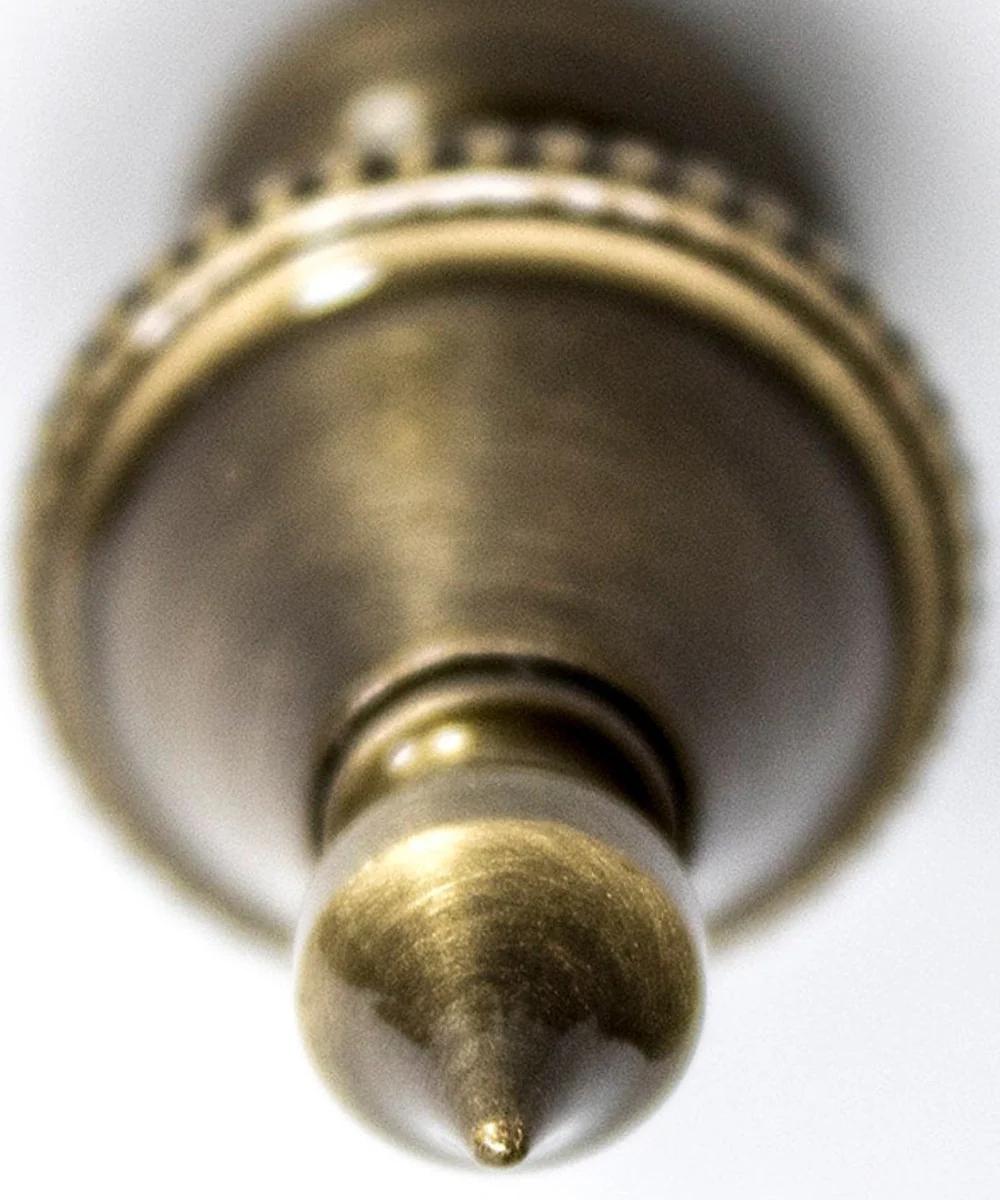 Beaded Knob Ceiling Fan Pull, 1.5"h with 12" Antiqued Brass Chain - Image 2