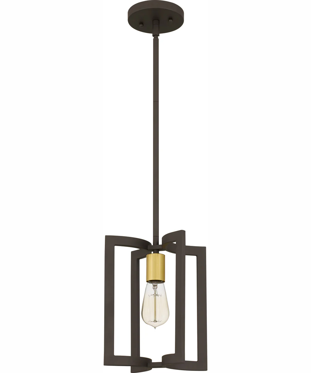 Beaufain Small 1-light Mini Pendant Old Bronze - Image 3