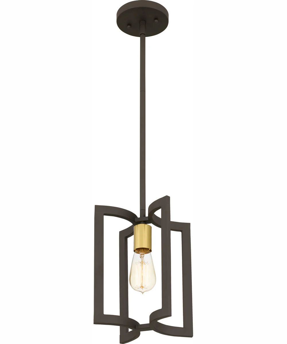 Beaufain Small 1-light Mini Pendant Old Bronze - Image 5