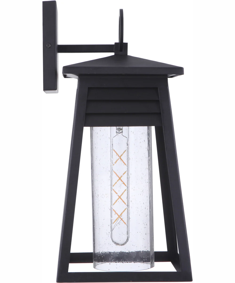 Becca 1-Light Outdoor Wall Lantern Matte Black - Image 4