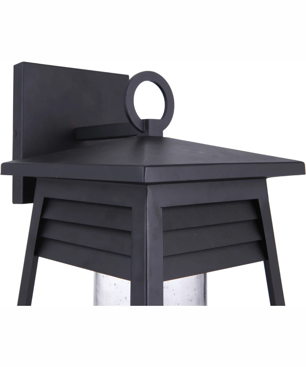 Becca 1-Light Outdoor Wall Lantern Matte Black - Image 6
