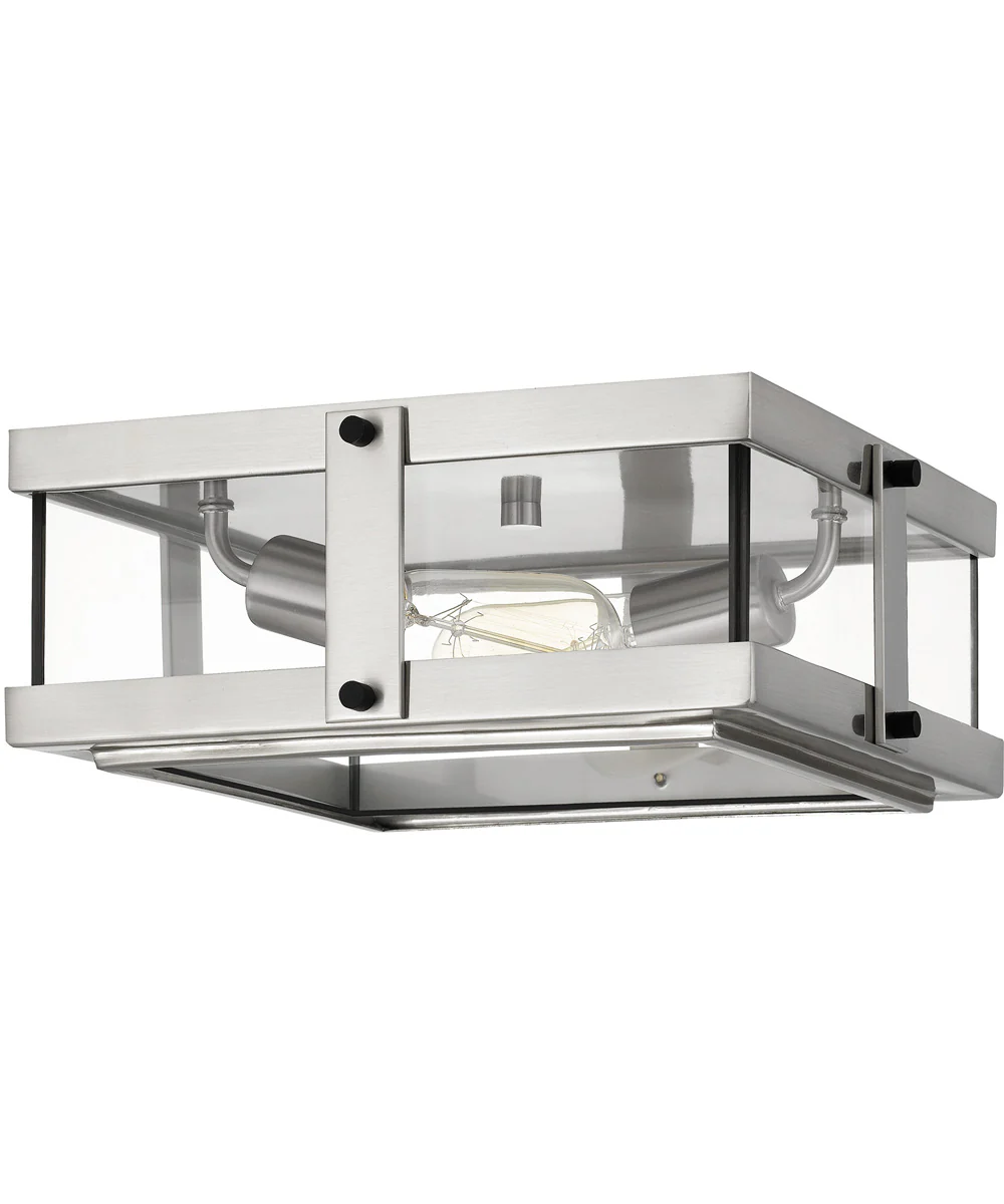 Beck 2-light Flush Mount Brushed Nickel - Image 3