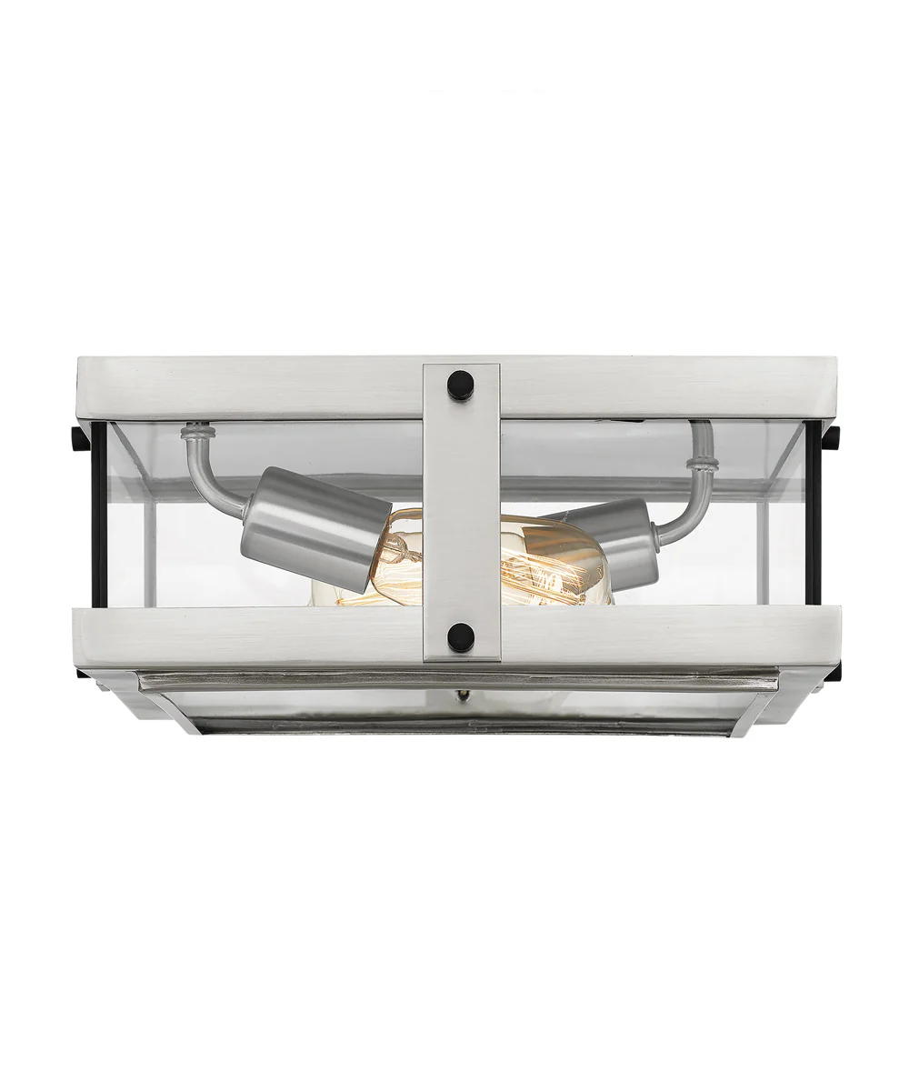 Beck 2-light Flush Mount Brushed Nickel - Image 4