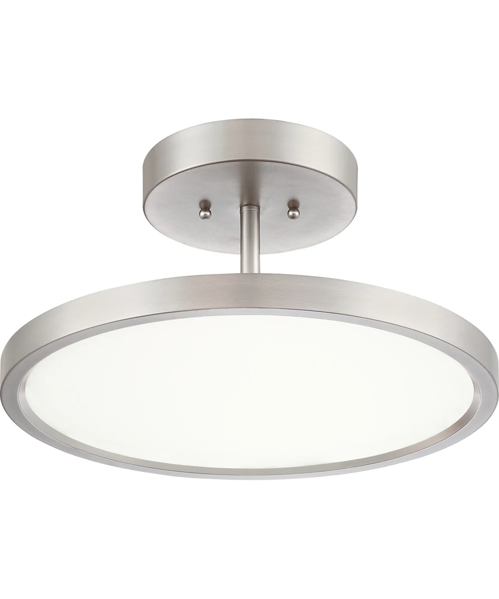 Beltway  Semi Flush Mount Brushed Nickel - Image 4