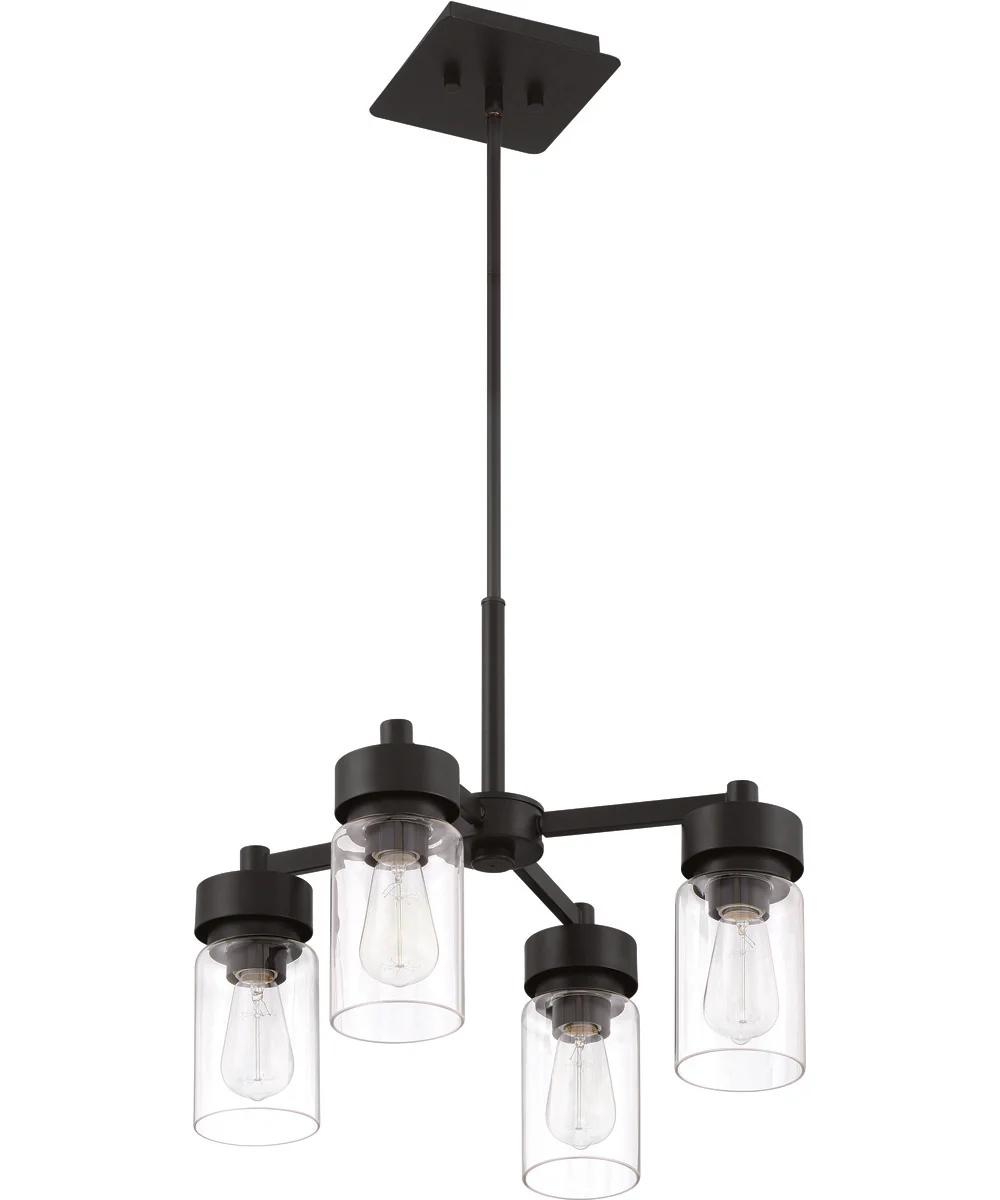 Bennet 4-Light Outdoor Chandelier Midnight - Image 3
